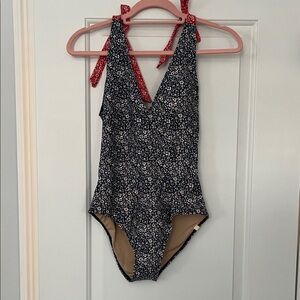 Summersalt Black Floral One Piece Swimsuit